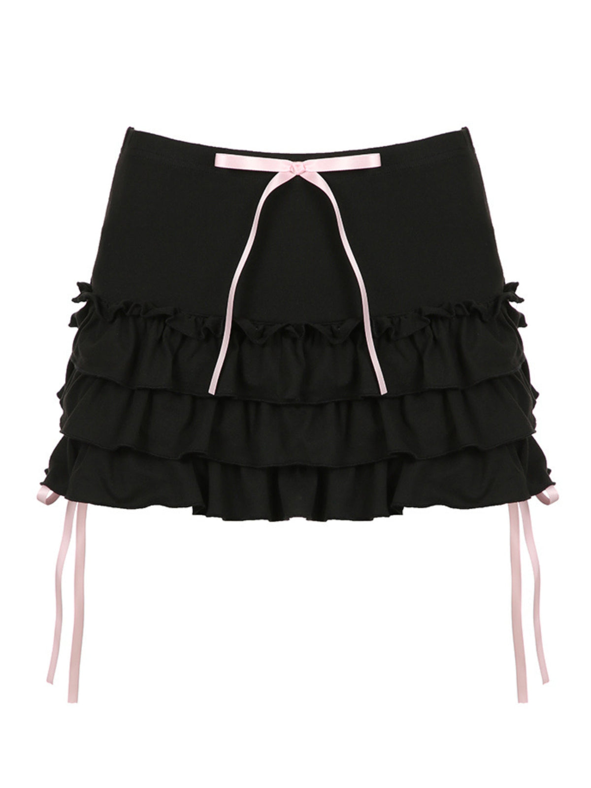 Tania Ruffle Mini Short Skirt