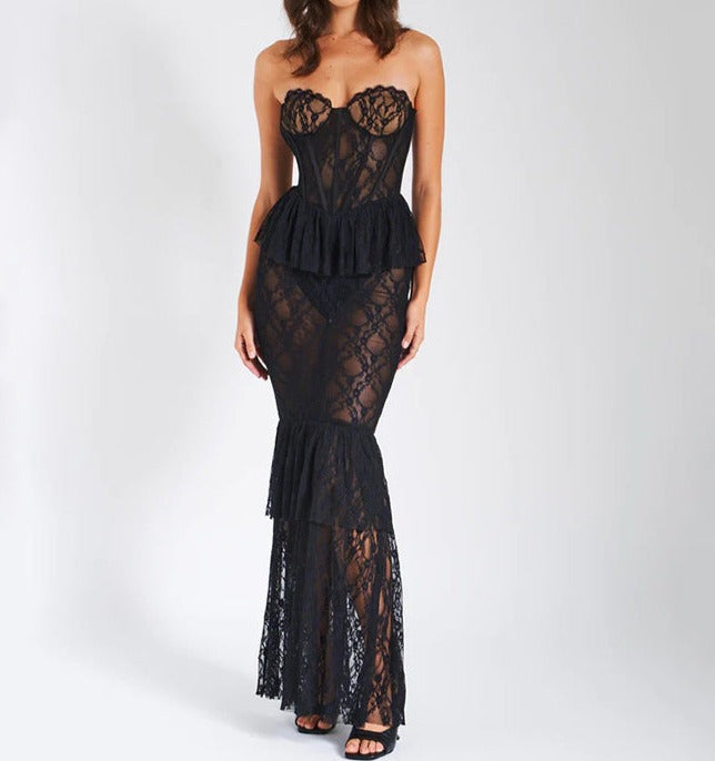 Riva Lace Maxi Dress