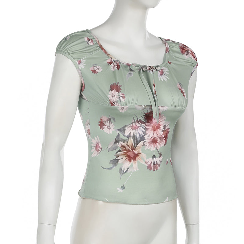 Indra Floral Crop Top