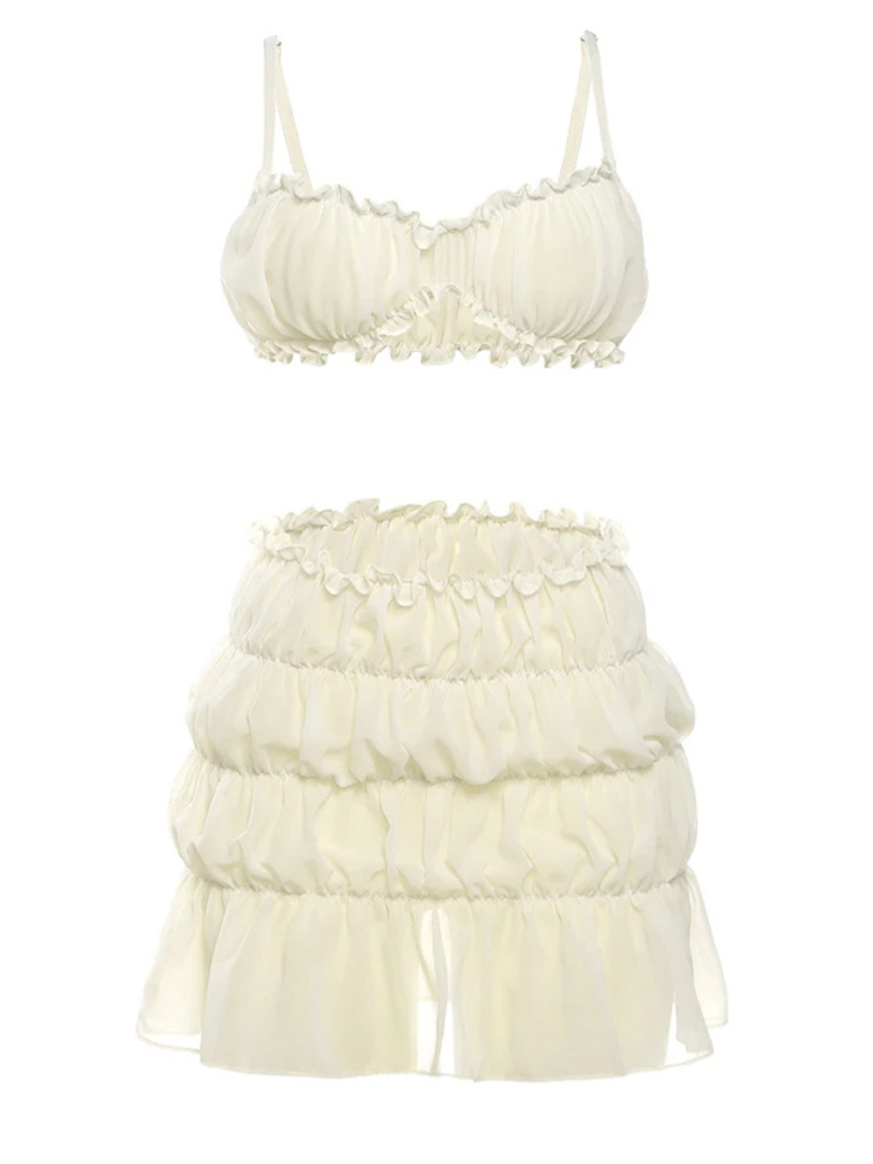 Iza Ruffle Skirt Set