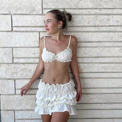 Iza Ruffle Skirt Set