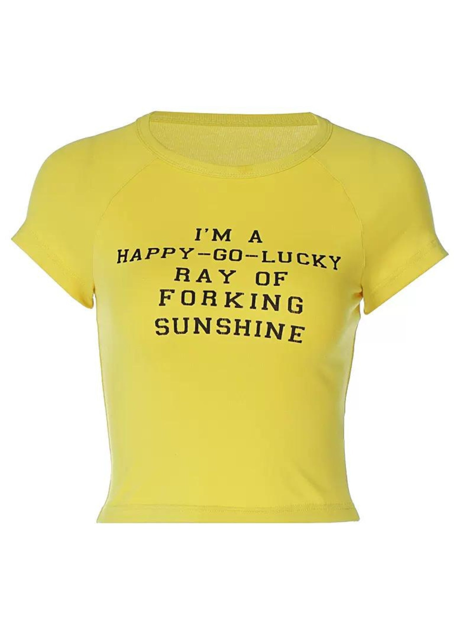 Sunshine Letter Print T-Shirt