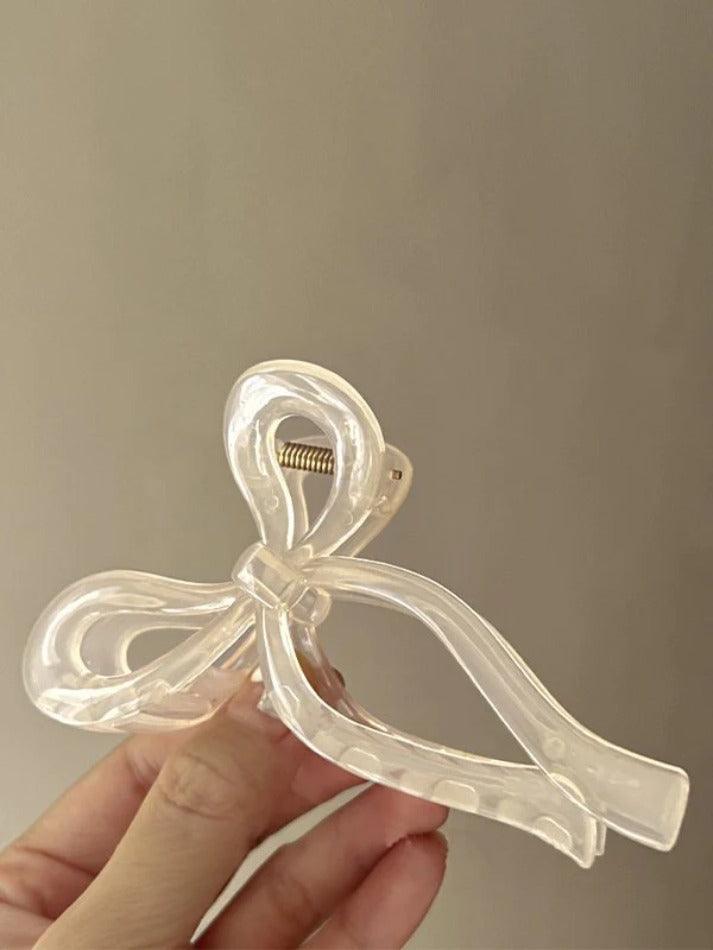 Oversize Bow Pattern Hair Claw Clip