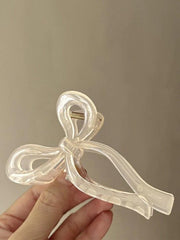 Oversize Bow Pattern Hair Claw Clip