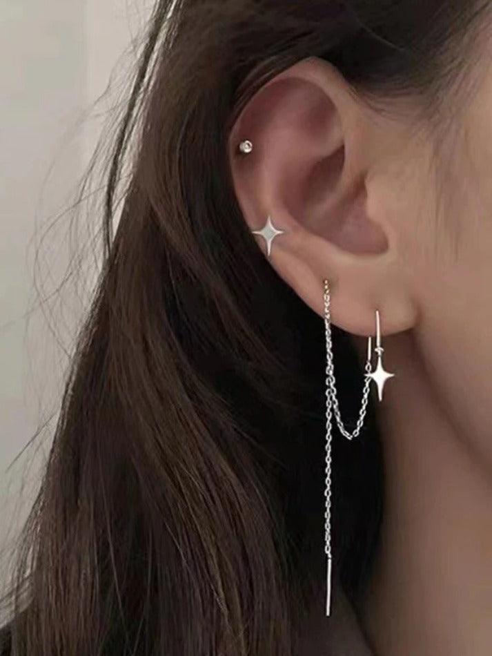 Simple Tassel Starry Earrings - HouseofHalley