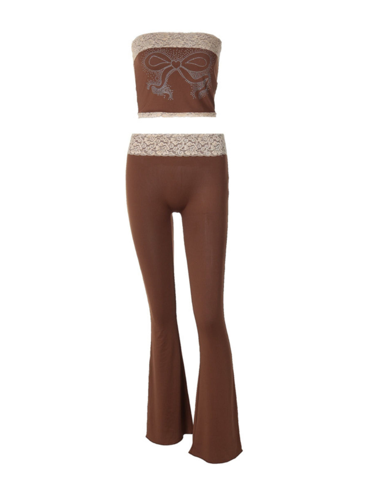 Elva Lace Detailed Pants Set