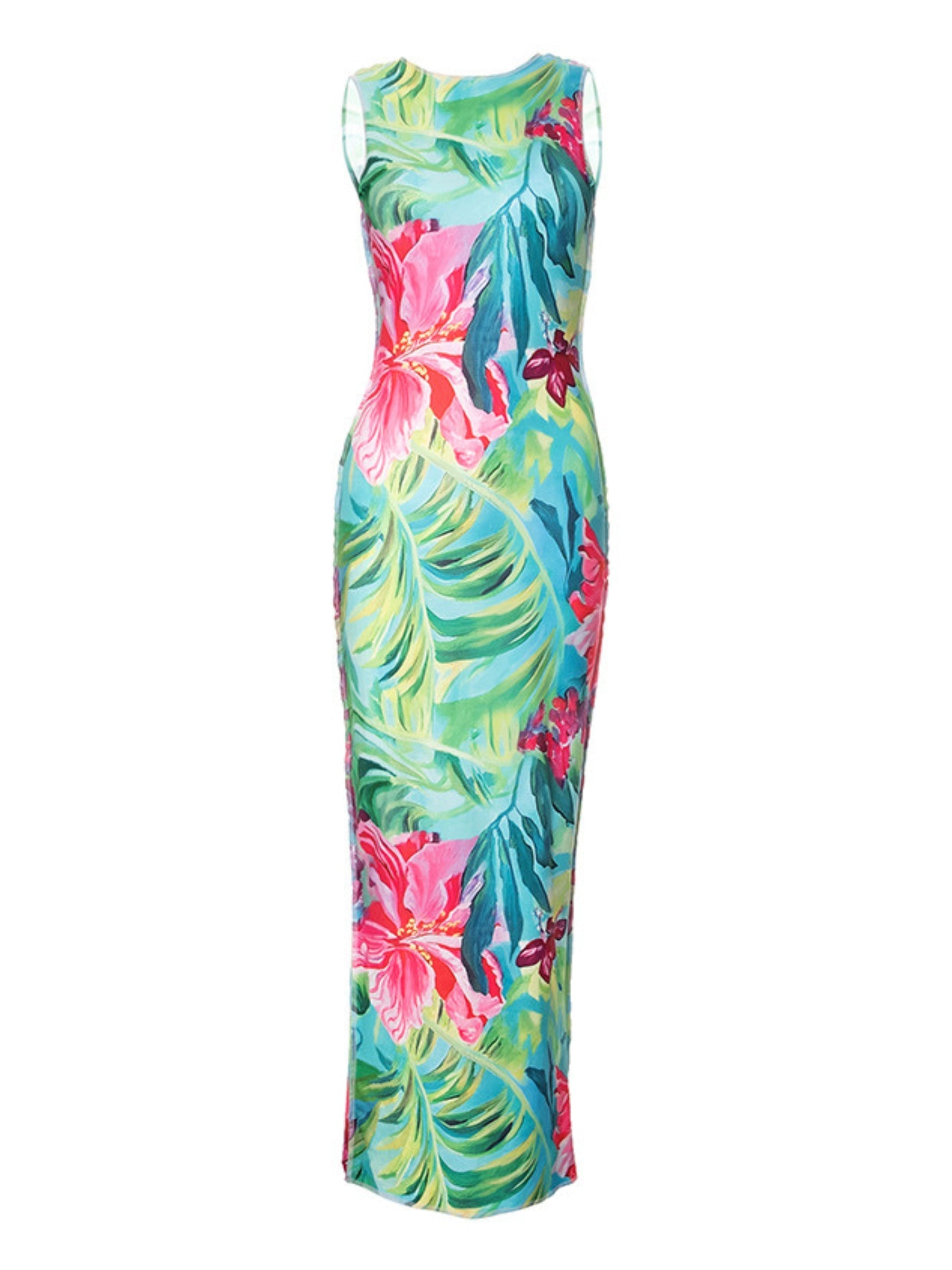 Syncere Printed Maxi Dress