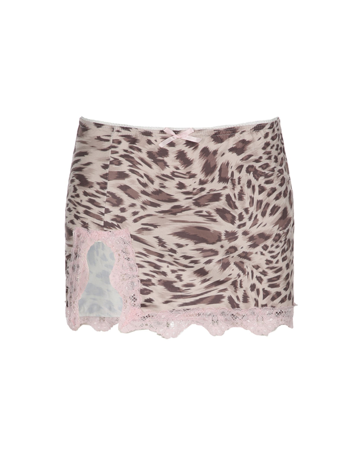 Lenna Leopard Lace Skirt