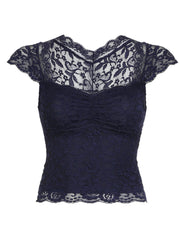 Kayce Square Neck Lace Top