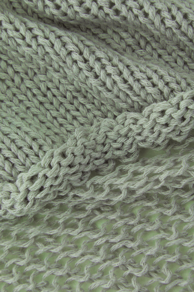 Tie Back Openwork Knit Tube Top - HouseofHalley