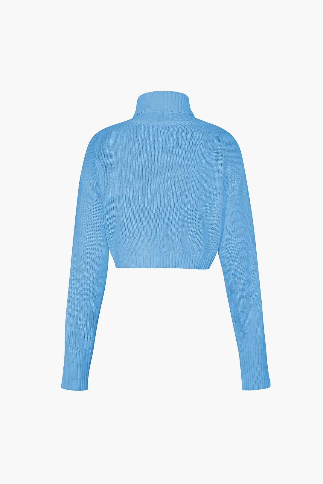 Turtleneck Cable Sweater - HouseofHalley