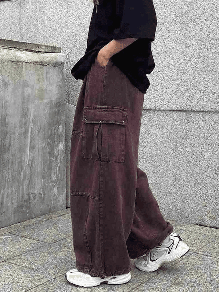 Vintage Baggy Cargo Jeans