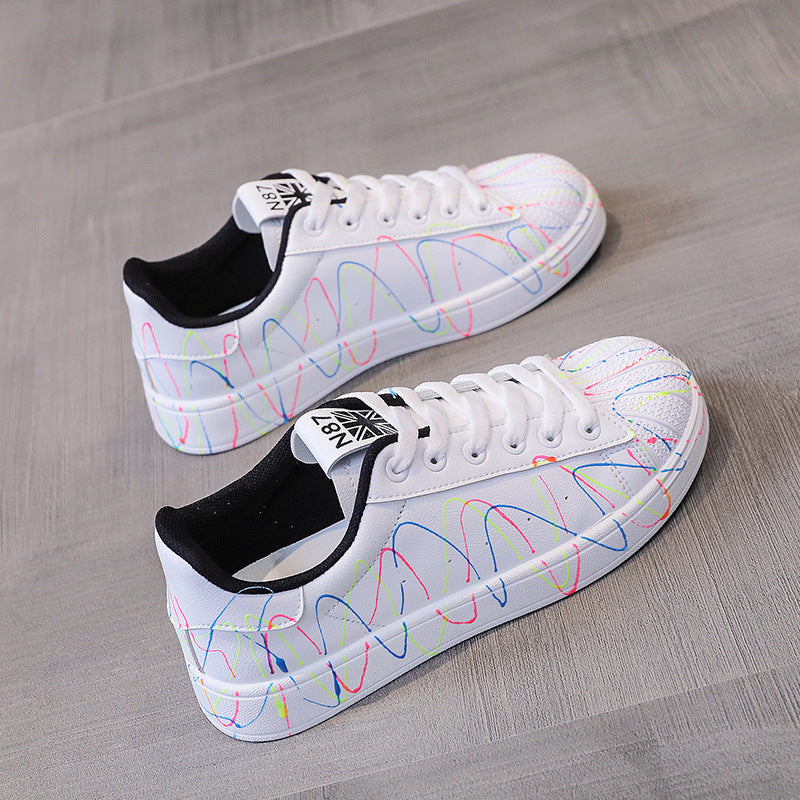 Starry Luminous PU Vegan Sneakers