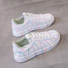 Starry Luminous PU Vegan Sneakers