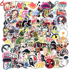 Cartoon Character 100 Stickers