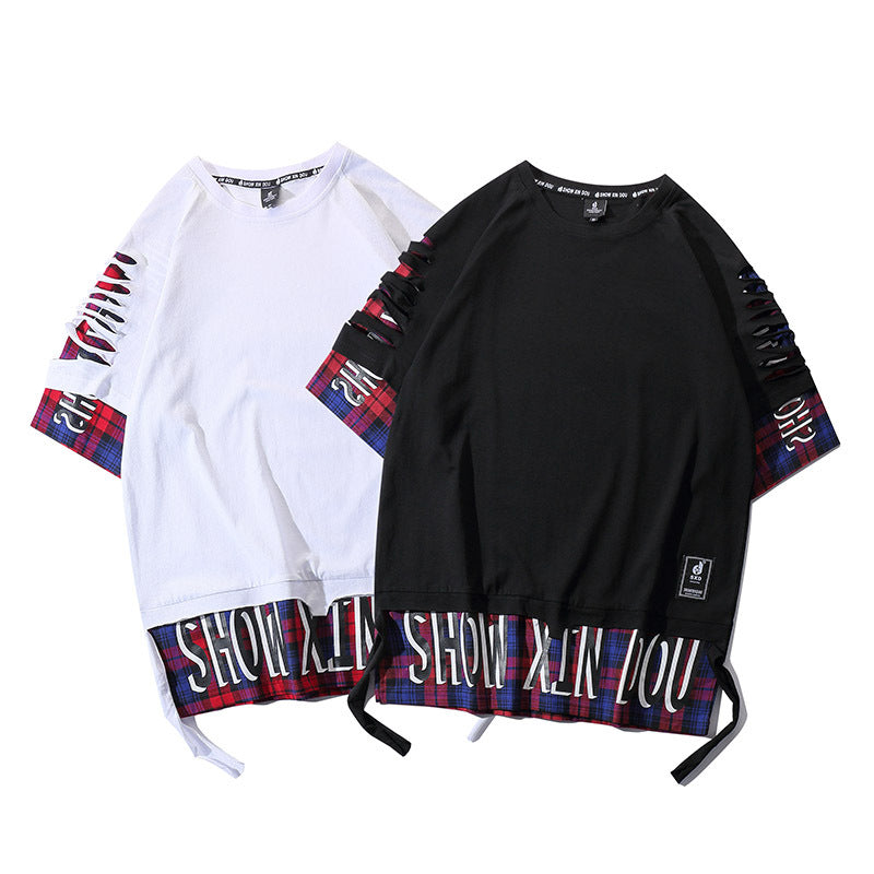 SHOW XIN DOU letters fashion T-shirt