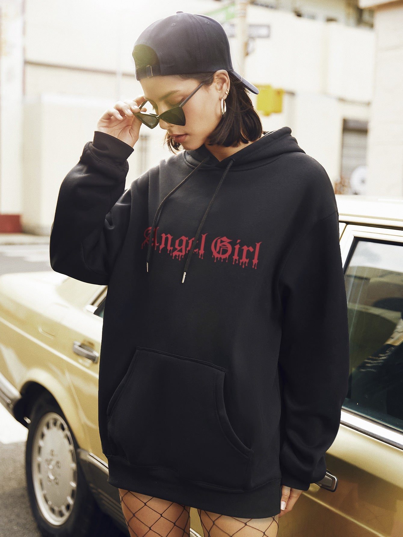 Angel Girl Oversize Hoodie