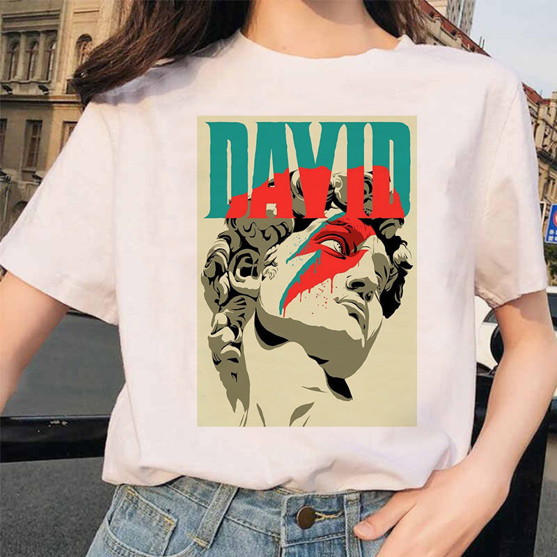 Michelangelo Art Vaporwave T-shirt