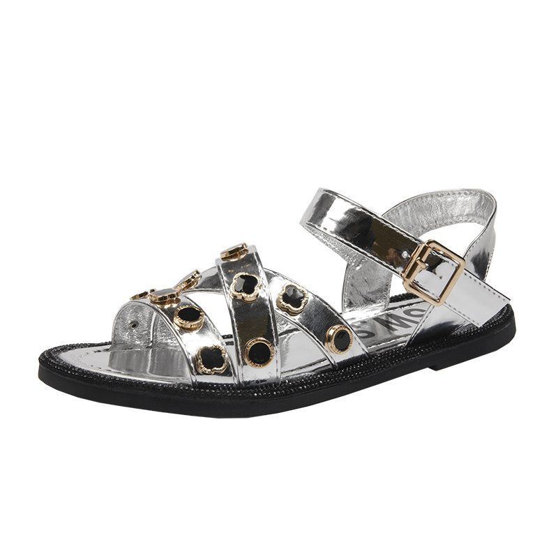 Style Casual Flat Roman Sandals