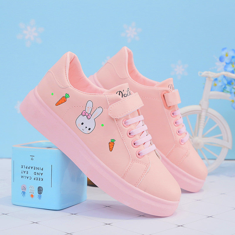 Cartoon Bunny Shoes Vegan Leather