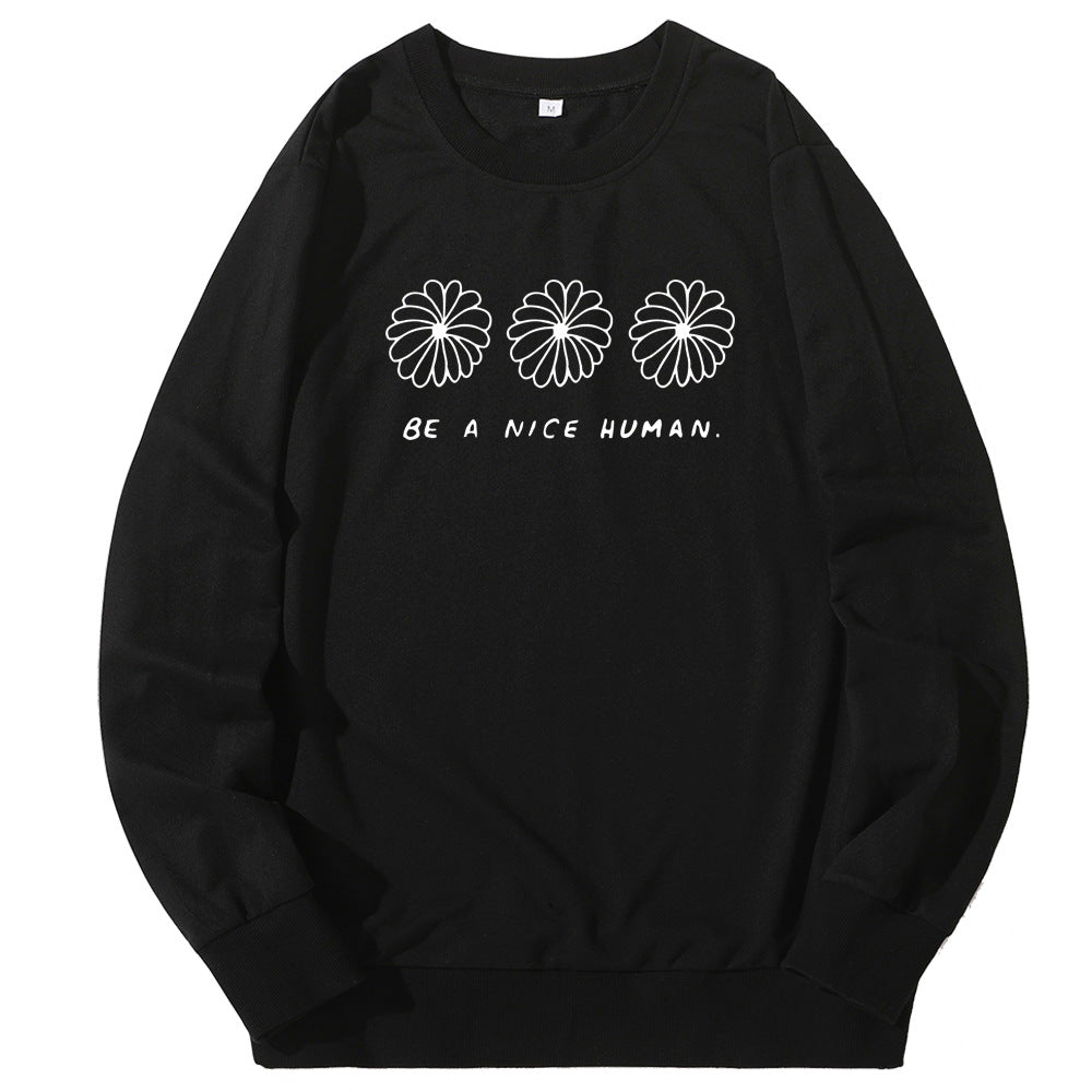 Be A Nice Human Vegan Sweatshirt