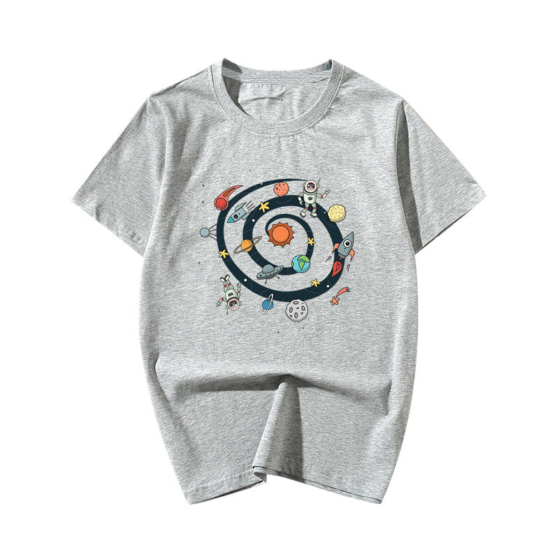 Solar System Cartoon T-shirt