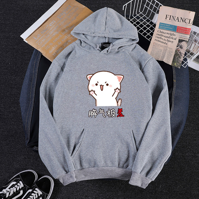 Kawaii Japanese Cartoon Cat Hoodie