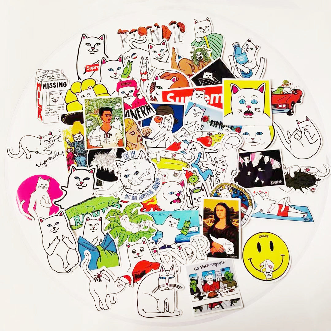 Cats Lover 50 Stickers