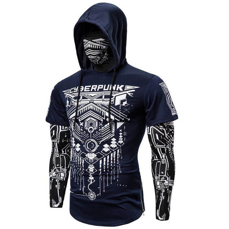 Cyberpunk Ninja Sweatshirt Hooded