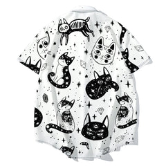 Cosmic Cat Short Sleeve Shirt