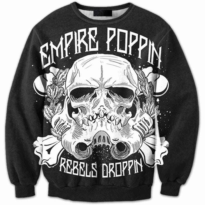 Empire Poppin Dark Skull Sweatshirt