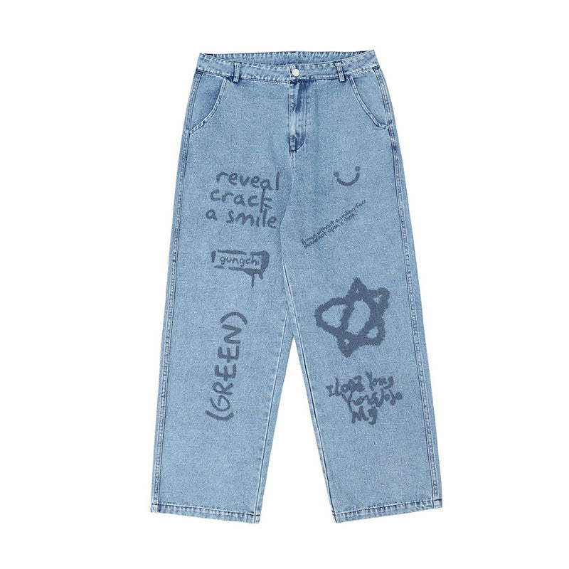 Reveal Graffiti Lettering Jeans