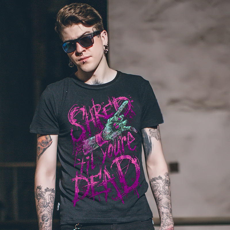 Shred Till Your Dead Metalcore T-shirt