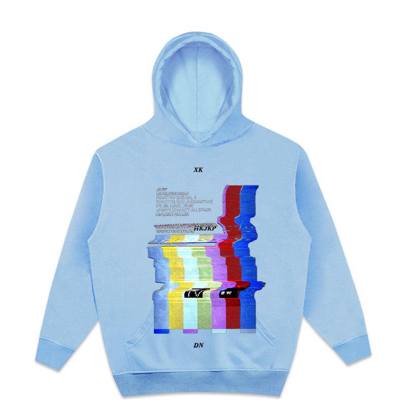 No Signal Tv Multicolor Steet Fashion Hoodie