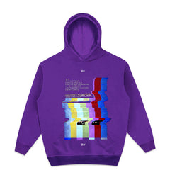 No Signal Tv Multicolor Steet Fashion Hoodie