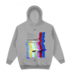 No Signal Tv Multicolor Steet Fashion Hoodie