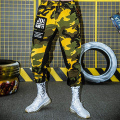 Camouflage Patch Loose Pants