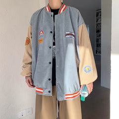 Two Color Block Jacket Bomber