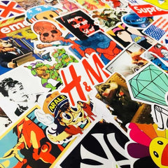 Cartoon Creative Stickers Luggage