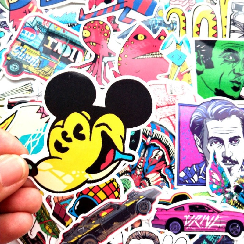 Colorful Grafitti Stickers Pack