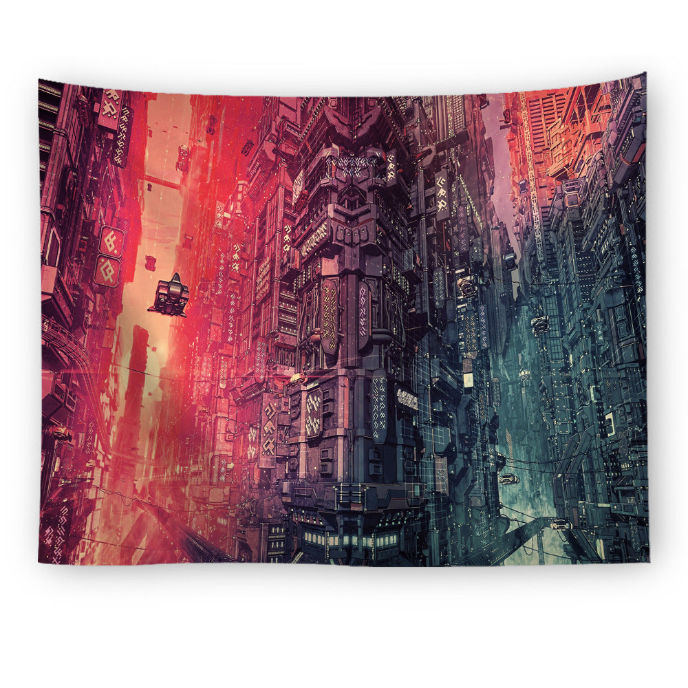 Cyberpunk 2077 Full Color Tapestry