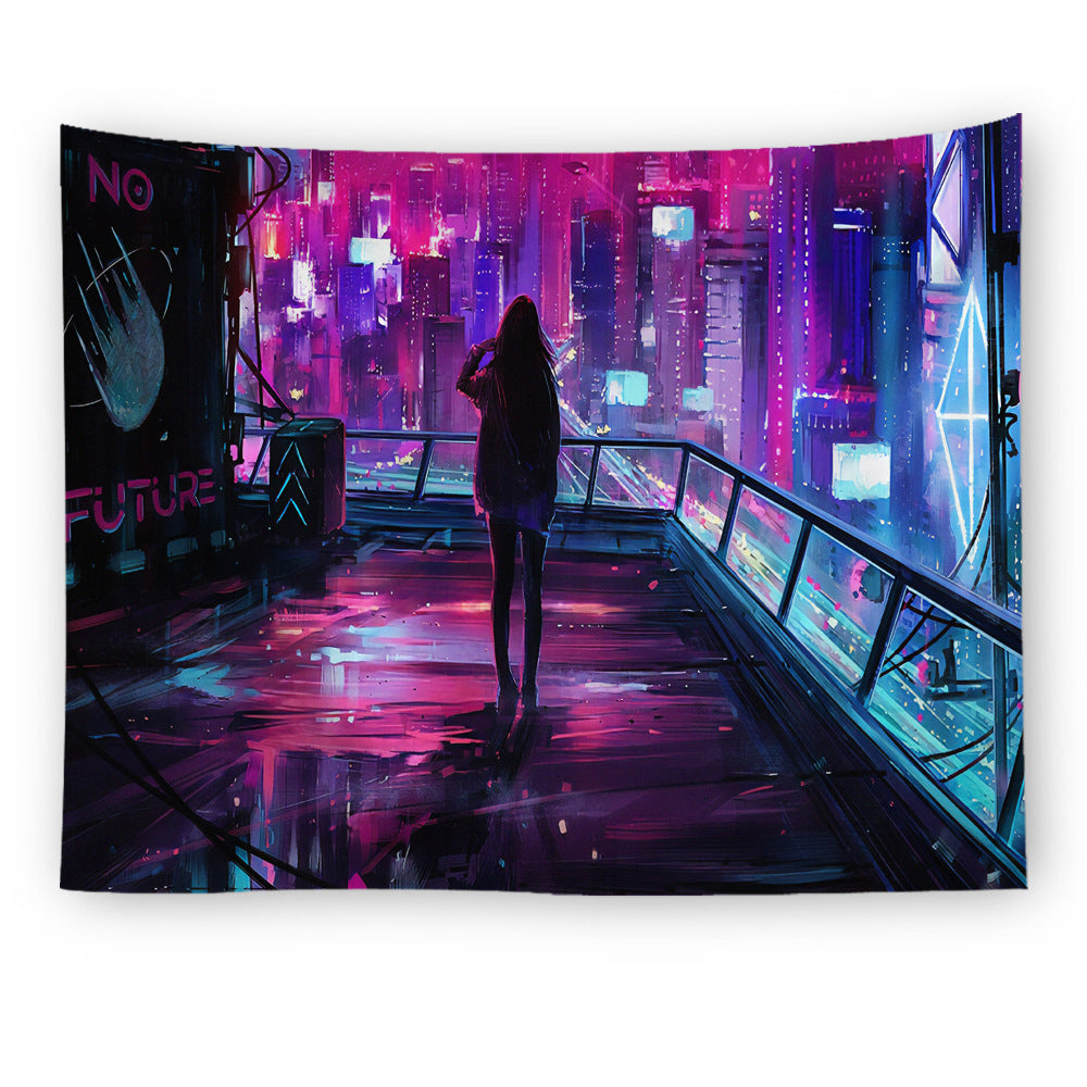 Cyberpunk 2077 Full Color Tapestry