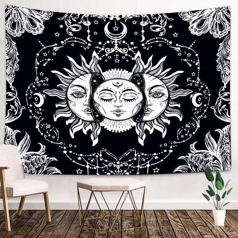 Galaxy Moon & Sun Wall Tapestry