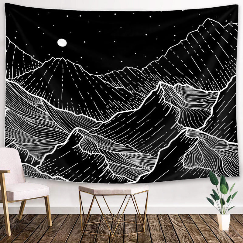 Galaxy Moon & Sun Wall Tapestry