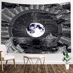 Galaxy Moon & Sun Wall Tapestry