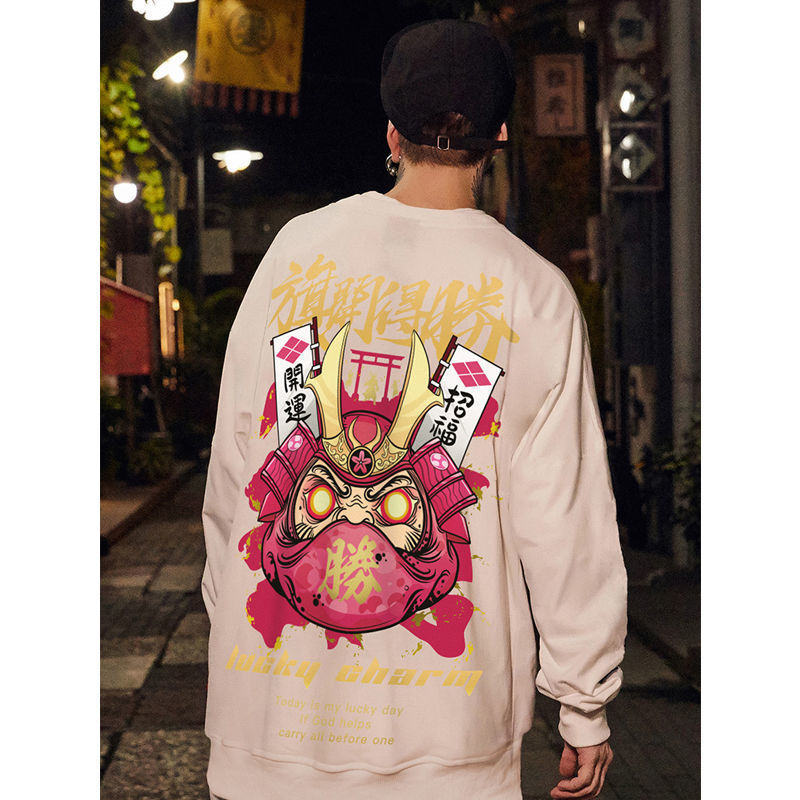 Japanese Collection Long-Sleeved Loose Sweatshirt