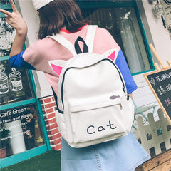 Cartoon Cat Lover Backpack