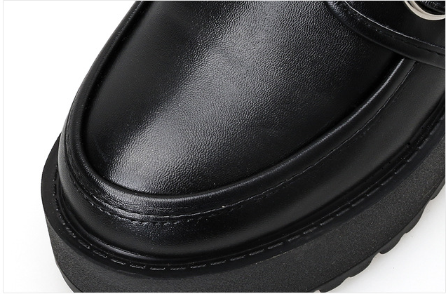 Punk Black PU Vegan Boots