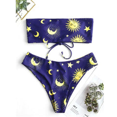 Aesthetic Sun And Moon Bikini Top