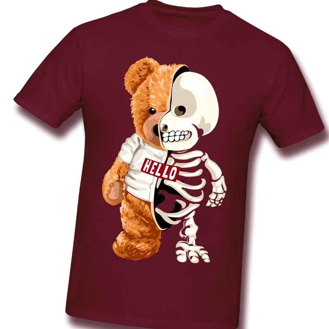 Skull Teddy Bear Skeleton T-Shirt